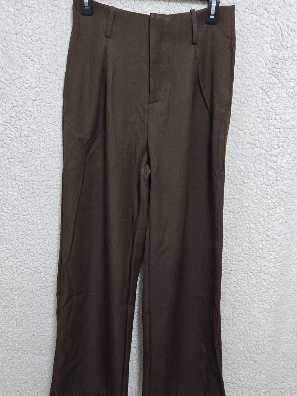 Women's Brown Tailored Trousers